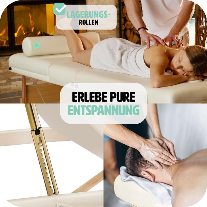Actual product image tectake 3 Zonen Massageliege-Set