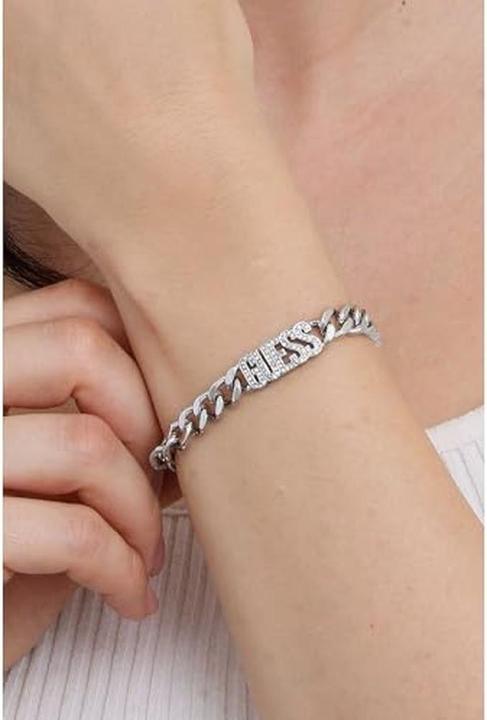Productafbeelding Guess Arm Party JUBB04222JWRH tijdloze stalen armband - Lengte: 18,5 cm (18.50 cm, Roestvrij staal)