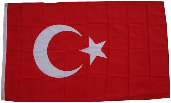 trends4cents XXL Drapeau Turquie 250 x 150 cm Drapeau avec 3 oeillets 100g/m² poids du tissu Hissflag Mast (250 x 150 cm)