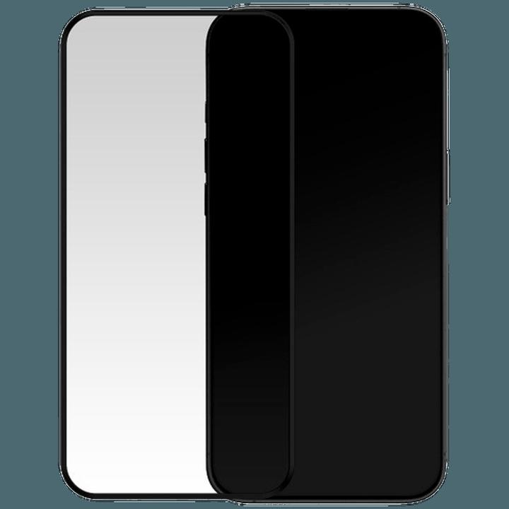 Actual product image Mobilize Black frame glass (1 Piece, Apple iPhone 15, Apple iPhone 16)