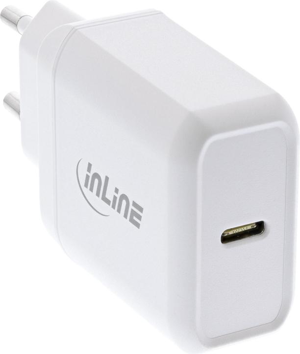 Immagine prodotto InLine ® USB PD Power Supply Charger Single USB Type-C, Power Delivery, 25W, bianco (25 W, 1 porzione)