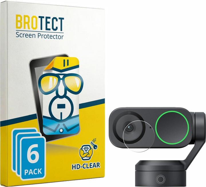 Produktbild BROTECT Schutzfolie für Insta360 Link 2 (Linse) Displayschutz Displayschutzfolie Folie Klar Transparent