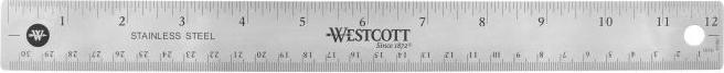 Produktbild Westcott Metall-Lineal (30 cm)
