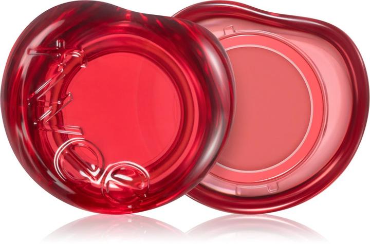 Fwee Glowy Jelly Pot Dewy Jelly Lip & Blush Color Tinted Glow Balm (Mellow Mango)