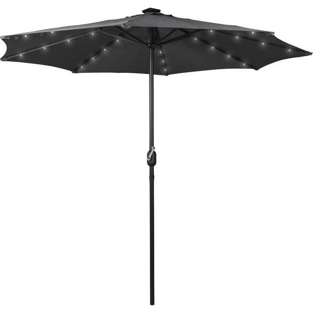 MICA Living, Sonnenschirm, Sonnenschirm - mit LED - Ø = ca. 270 cm (2.70 m)