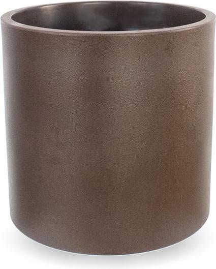 Actual product image Newgarden HORTENSIA 40 flower pot, tub large round ø40x40cm bronze 40L with water reservoir outdoor (40 x 40 cm)