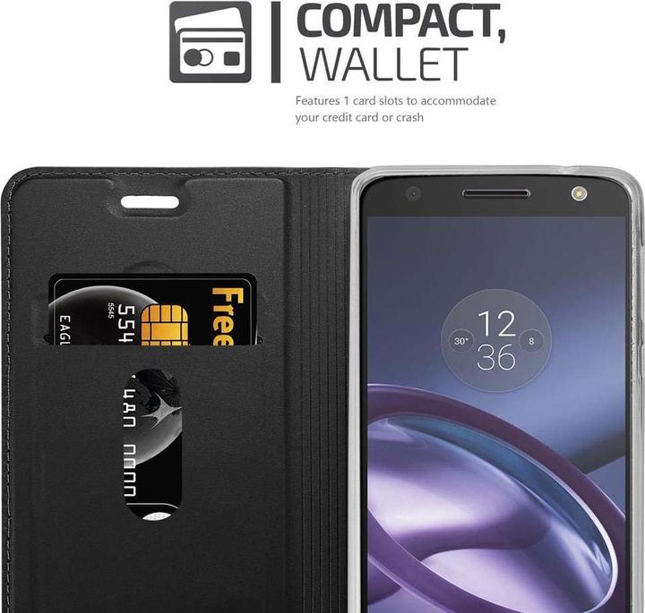 Actual product image Cadorabo Book Classy Style Cover (Motorola Moto Z Play)
