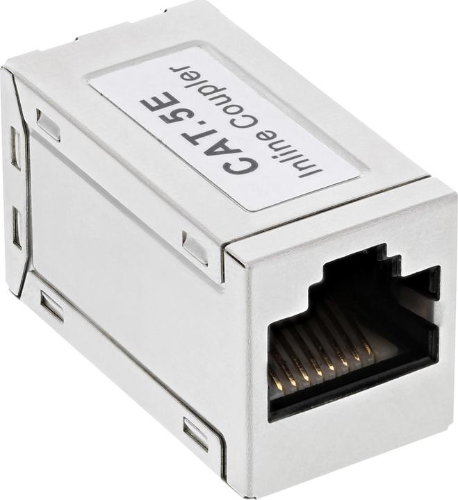 Produktbild InLine Patchkabelkupplung Metall Cat.5e (Netzwerkkabel)