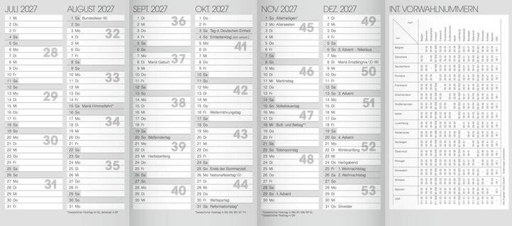 Produktbild Taschenkalender