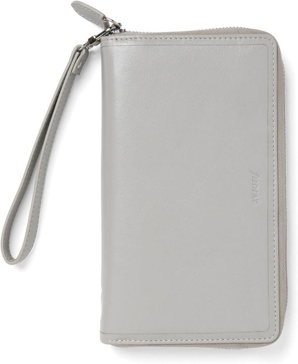 Filofax Personal Compact Zip Malden Organizer met Polsbandje - stone (Personal Compact, 1 semaine / 2 pages)