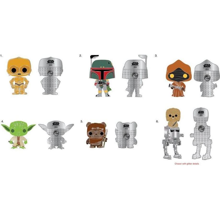 Thumbnail - Loungefly Star Wars POP! Pin Ansteck-Pins Group NCA 3 cm Sortiment (12)