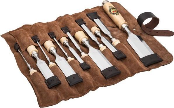 Produktbild Kirschen Stechbeitelsatz in Ledertasche, 12-tlg.