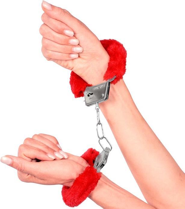 Produktbild Widmann Handschellen mit rotem Fell
