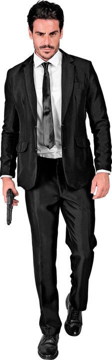 Produktbild Widmann SCHWARZER PARTY FASHION ANZUG (Jackett, Hose), XXL (XXL)