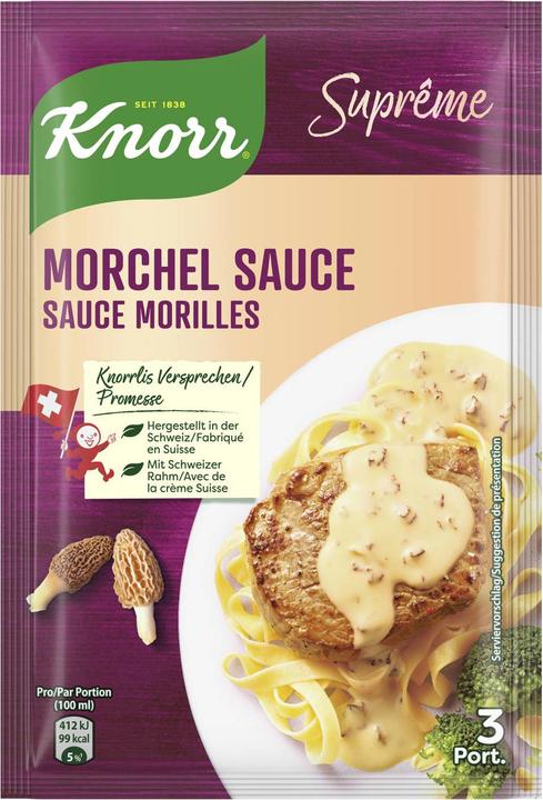 Produktbild Knorr Suprême Morchel Sauce (3 Stk.)