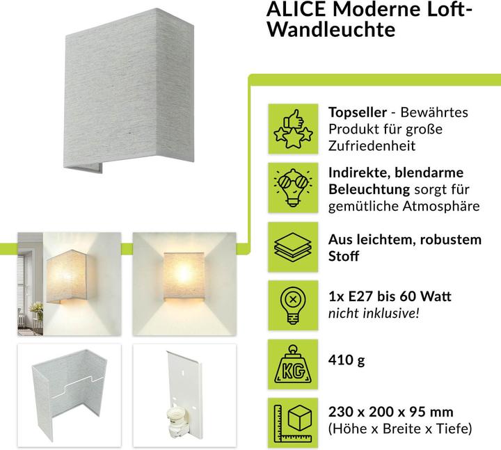 Produktbild Licht-Erlebnisse Alice (E27)