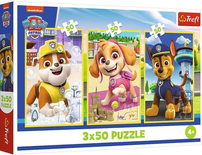 Produktbild Trefl Puzzle 3 x 50 – Paw Patrol (150 Teile)