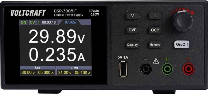 Voltcraft Laborneztgerät, lüfterlos, einstellbar