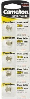 Actual product image Camelion Battery SR44 Silver Oxide ( 5 pieces) (5 pcs., 28L, 159 mAh)