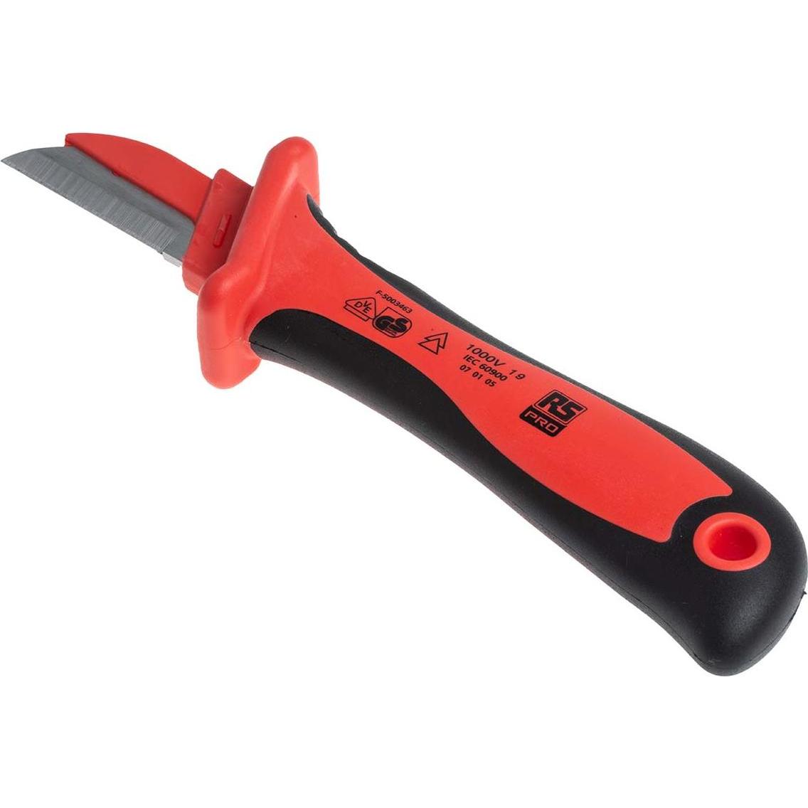 Thumbnail - Rs Pro, Mehrzweckmesser, Kabelmesser, 220 mm, VDE (4.40 cm)
