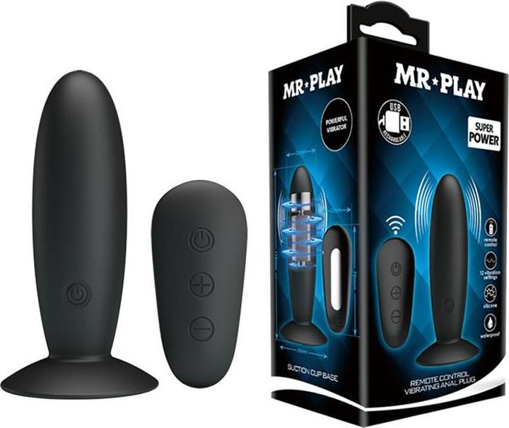 Actual product image Mr. Play Vibrating anal plug