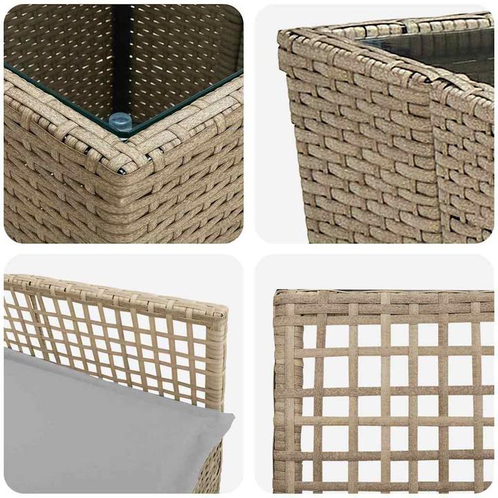 Actual product image vidaXL Gartenset (41.50 x 41.50 x 44 cm)