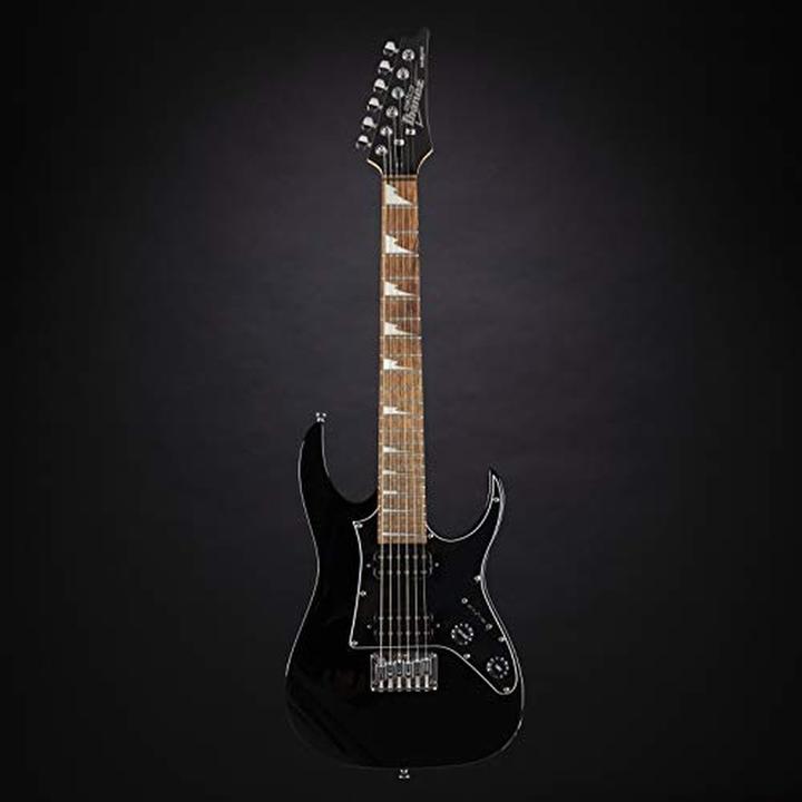 Actual product image Ibanez gitaar Micro GRGM21-BKN Black Night (Electric guitar)