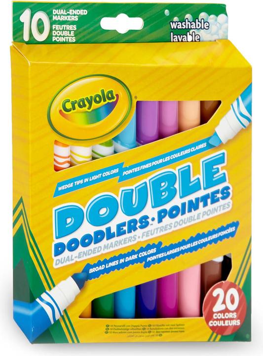 Produktbild Crayola Doppelseitige Filzstifte (10x)