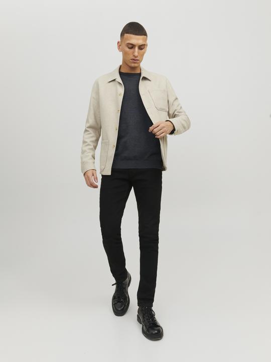 Produktbild Jack & Jones Einfarbig Strickpullover mit Rundhals Strickpullover mit Rundhals (3XL)