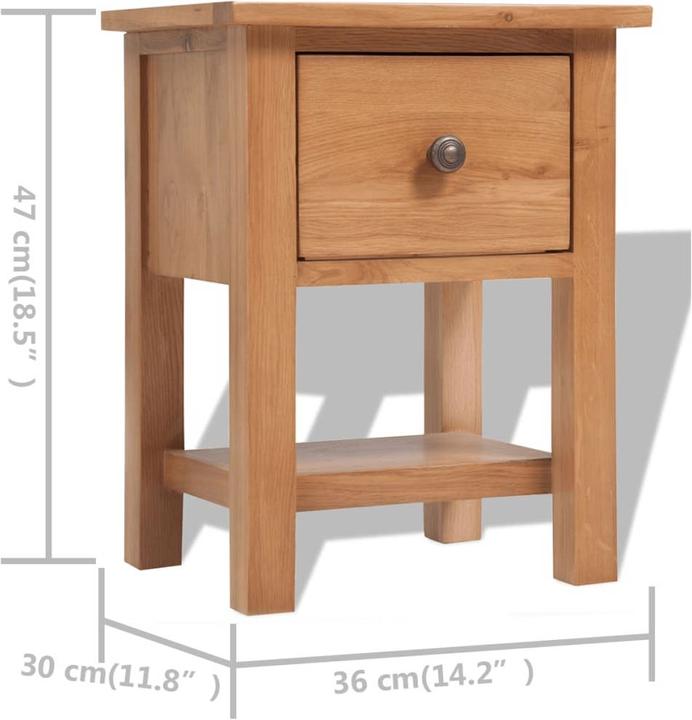 Immagine prodotto vidaXL Comodino (36 x 30 x 47 cm)