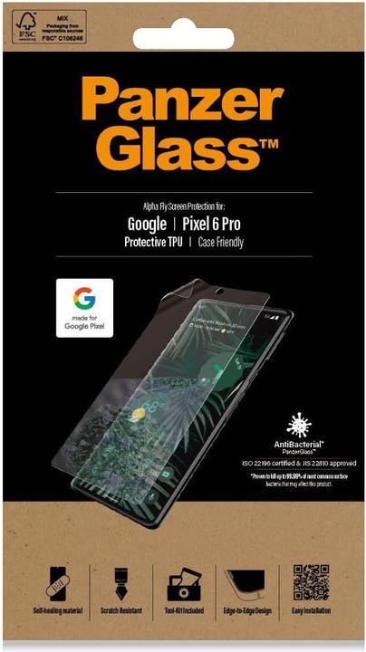 Immagine prodotto PanzerGlass Custodia amichevole in TPU (1 pz., Google Pixel 6 Pro)