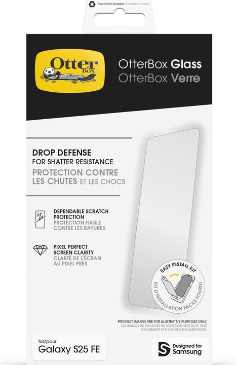 Produktbild OtterBox Screen Protector Glass (1 Stk., Samsung Galaxy S25 FE)