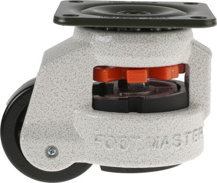 Actual product image RS PRO Castor w/levelling foot, 63mm, 500kg