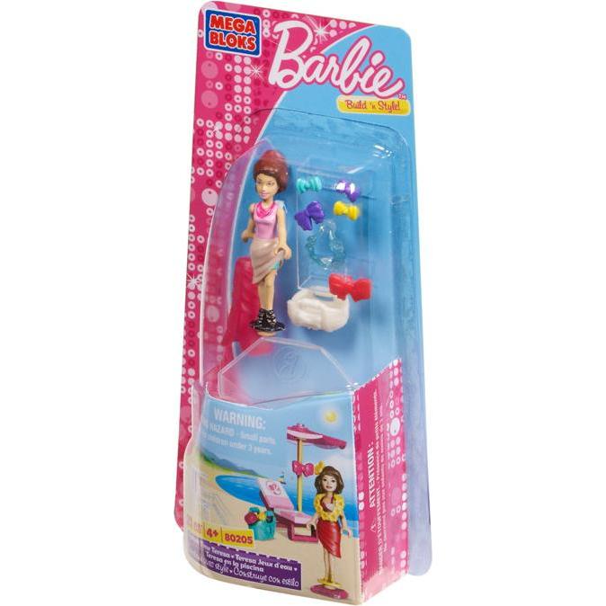 Mega Bloks Scatola esterna di Barbie Playsets Barbie Friends