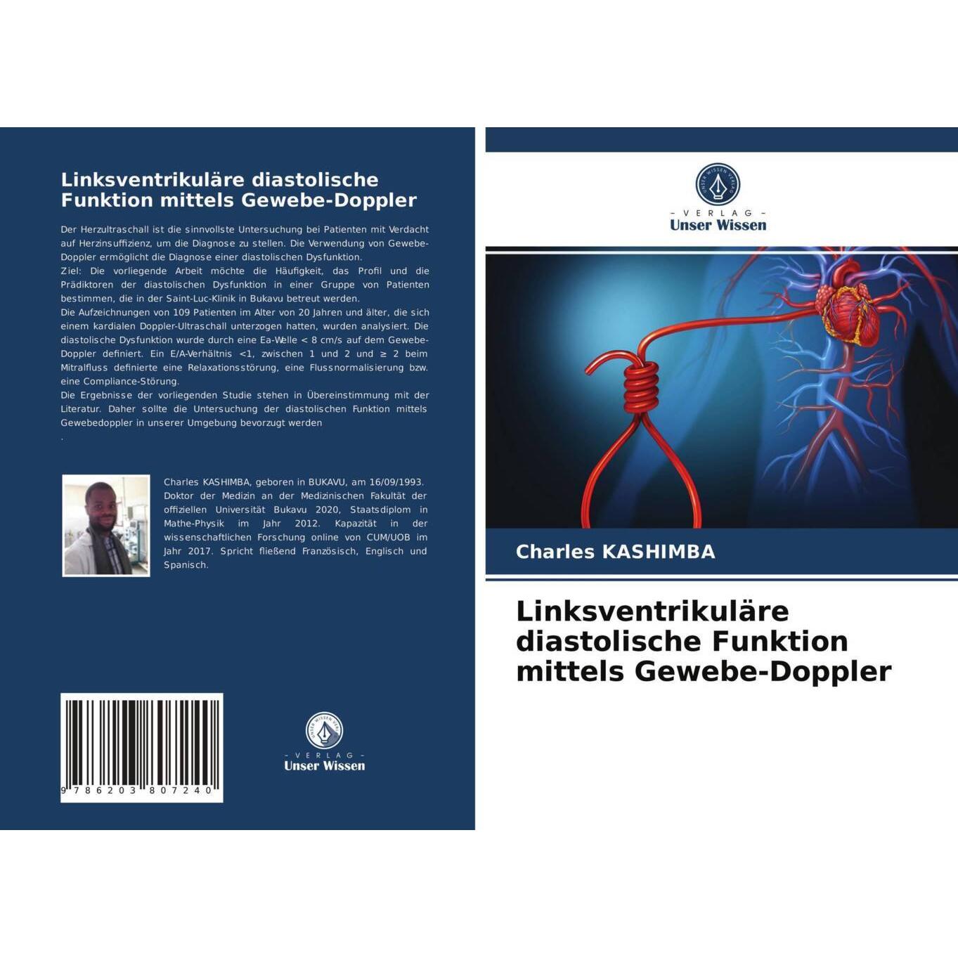 Linksventrikuläre diastolische Funktion mittels Gewebe-Doppler, Fachbücher von Charles KASHIMBA