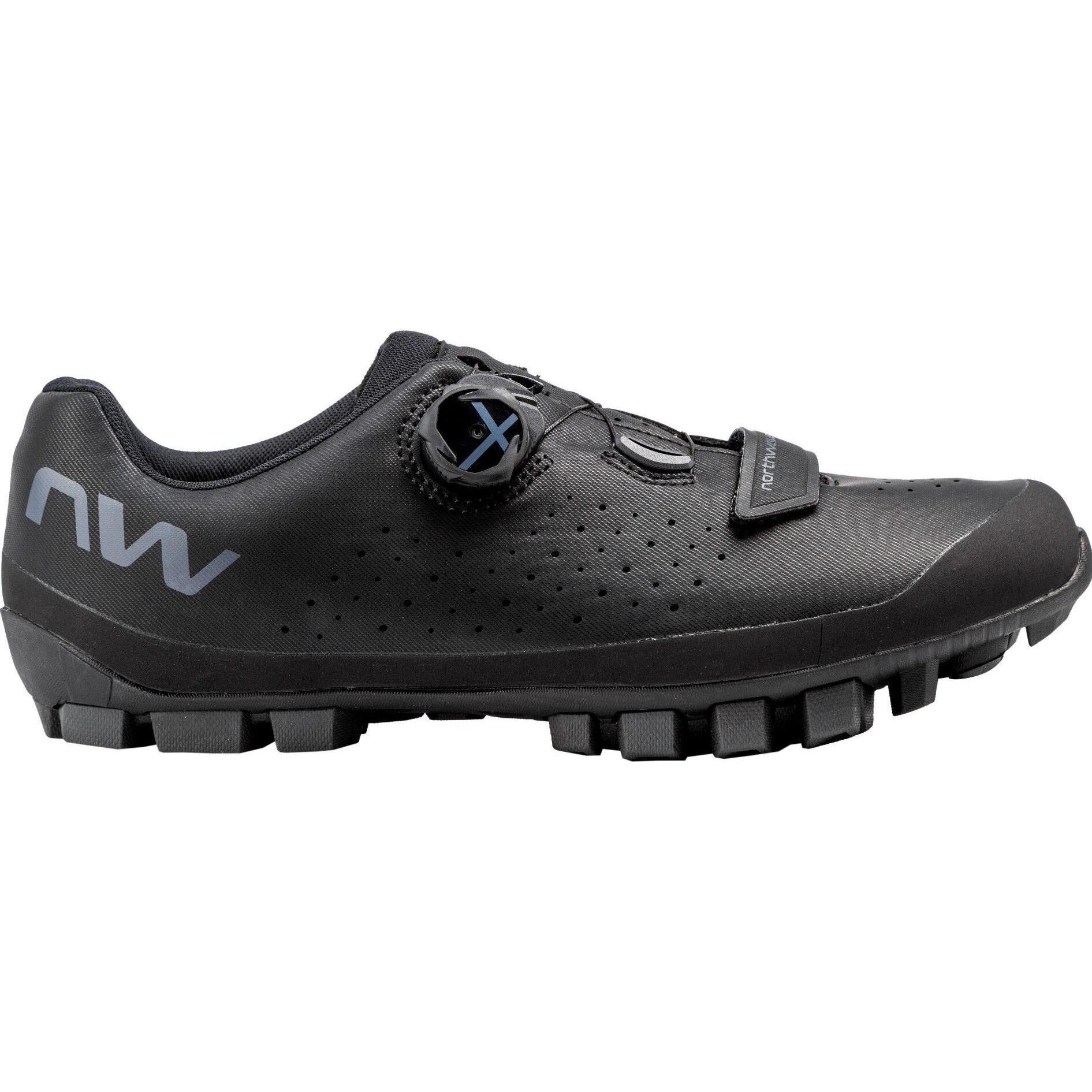 Northwave, Unisex, Veloschuhe, Hammer Plus Wide MTB Schuhe (44.5), Schwarz