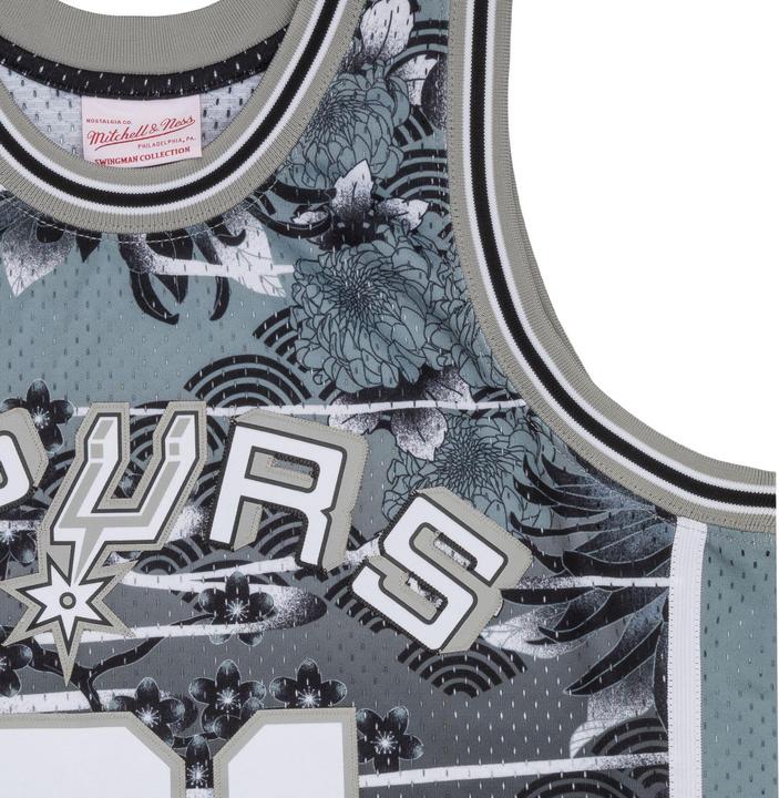 Actual product image Mitchell & Ness Swingman Mesh Jersey San Antonio Spurs ASIAN Tim Duncan - M (M)