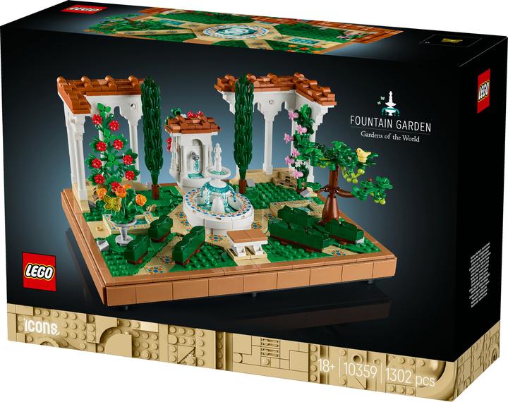 Image du produit LEGO Springbrunnen Garten (10359, LEGO Icons)