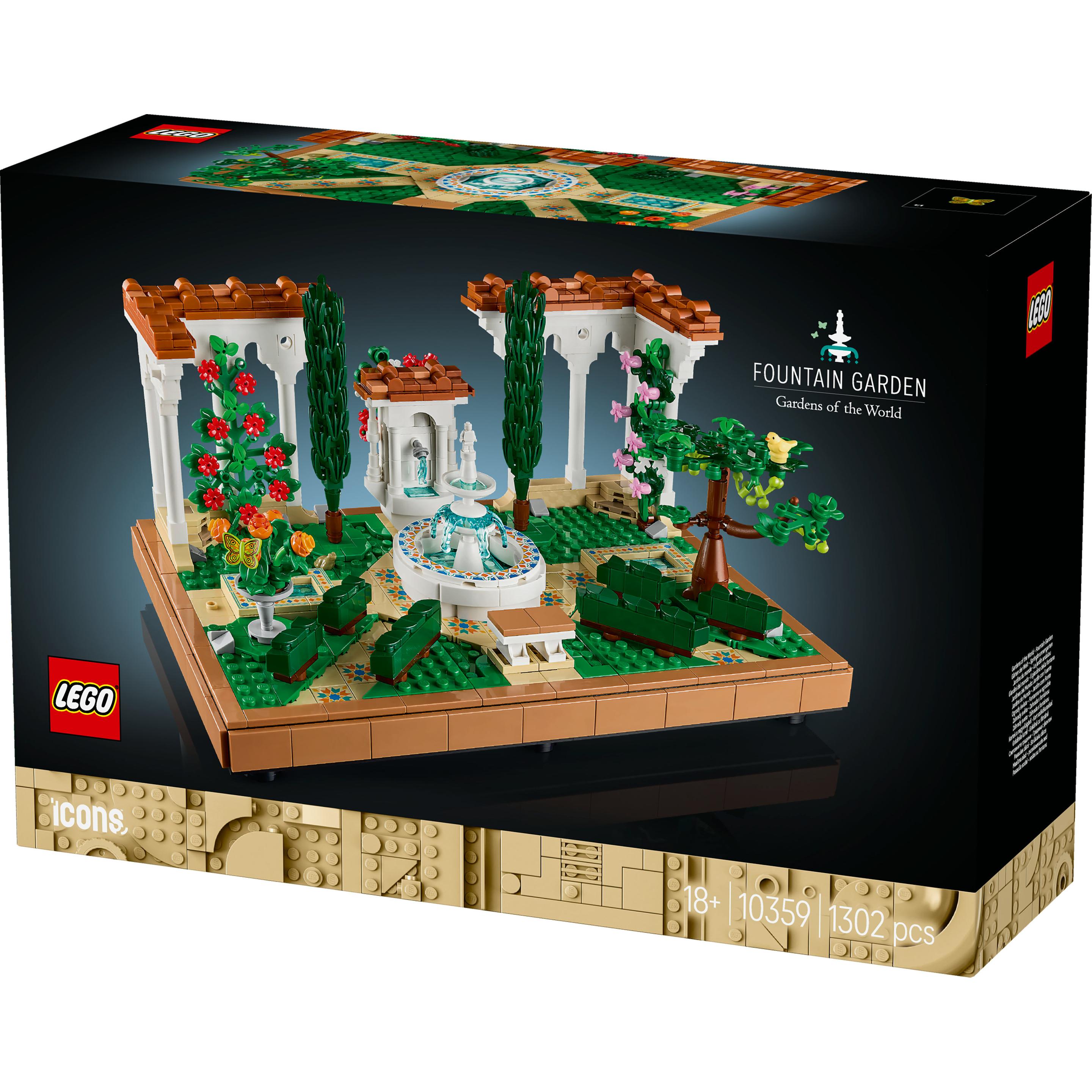 Thumbnail - LEGO Springbrunnen Garten (10359, LEGO Icons)