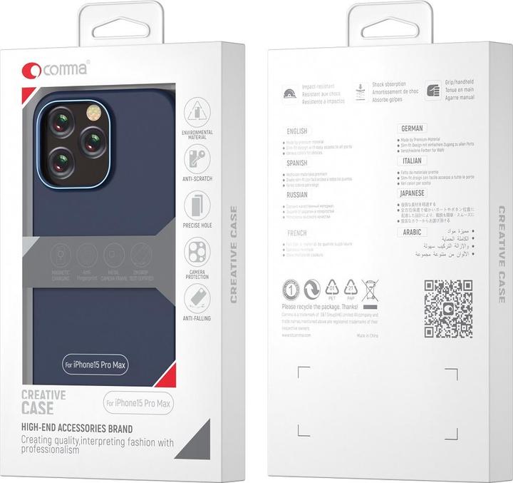 Actual product image Comma case Nature Mag for iPhone 15 Plus blue (Apple iPhone 15 Plus)