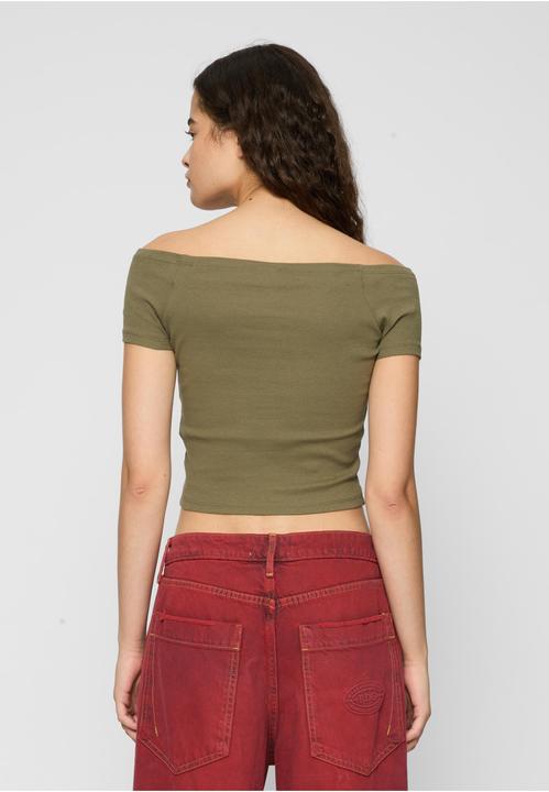 Produktbild Urban Classics Ladies Off Shoulder Rib Tee 2-Pack (L)
