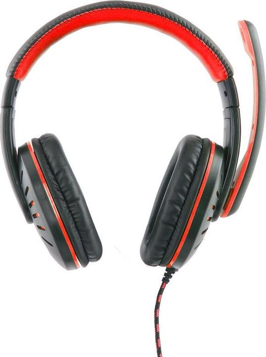 Actual product image Esperanza Gaming headphones Crow EGH330R, black-red, 2x 3.5mm (Cable)