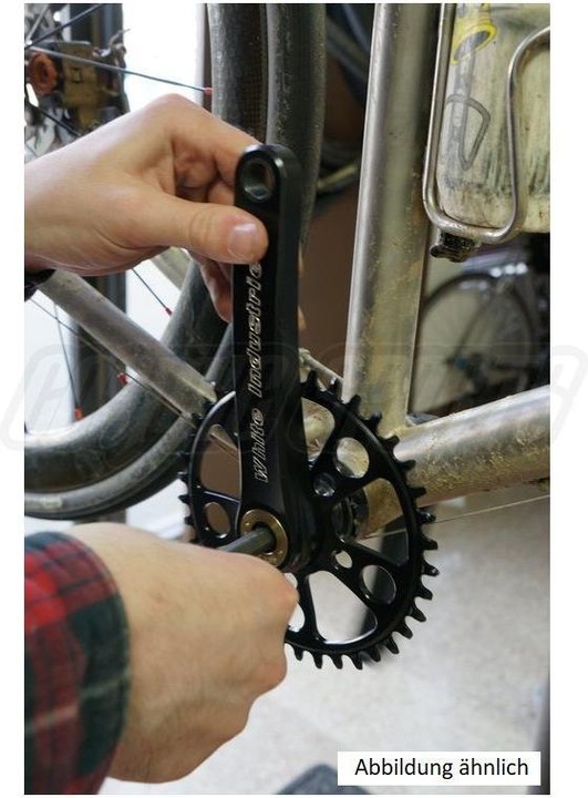 Actual product image White Industries MR30 crank axle, M30/A30