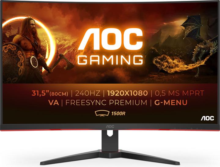 AOC C32G2ZE (1920 x 1080 Pixels, 31.50")