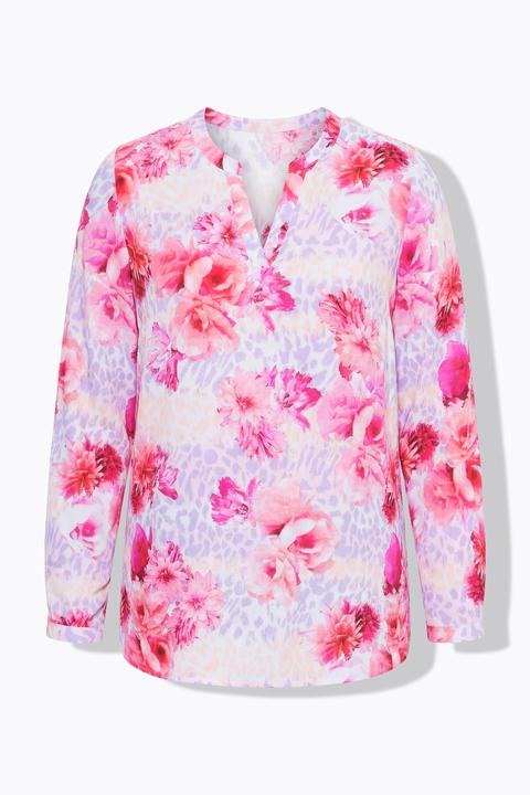 Produktbild Miamoda Bluse, Regular Fit, Muster, Langarm (58)