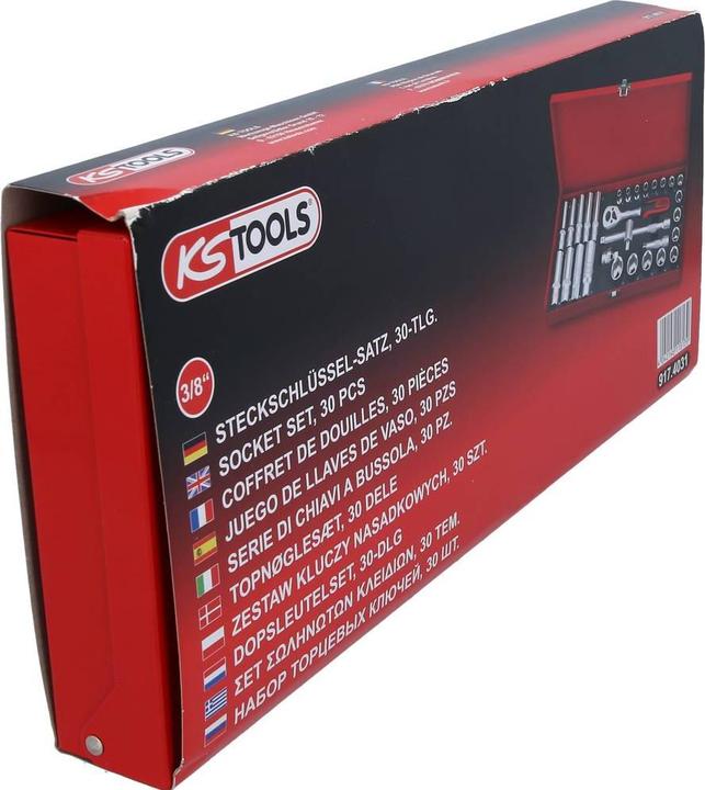 Actual product image KS Tools 3/8 Socket set 30 pcs.