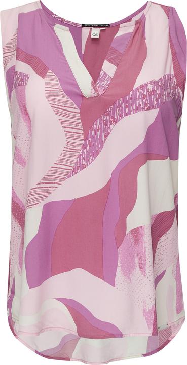 Immagine prodotto s.Oliver Bluse Bluse mit All-over-Print und Tunika-Ausschnitt (36)