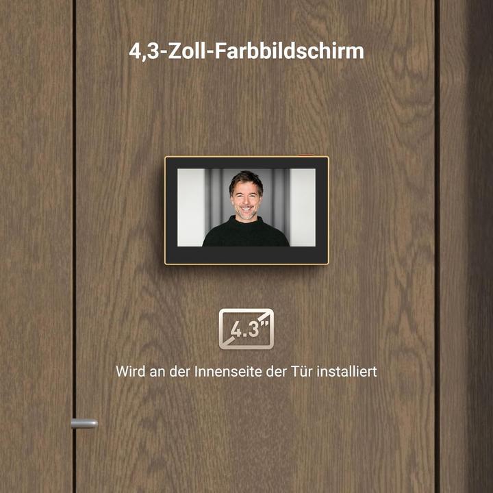 Image du produit EZVIZ 4,3-Zoll Video-Türspion mit Weitwinkelkamera (Numérique)