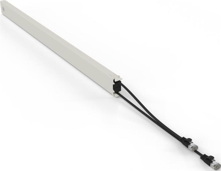 Actual product image PATCHBOX one / Cassette / 46RU / Cat 6A, STP, 2.5 m, black (STP, U/FTP, CAT6a, 2.50 m)