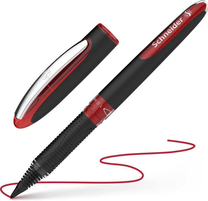 Produktbild Schneider One Sign Tintenroller schwarz 1,0 mm, Schreibfarbe: rot (Rot, 1 x)